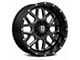 XD Grenade Satin Black Milled 6-Lug Wheel; 20x9; 0mm Offset (16-24 Titan XD)