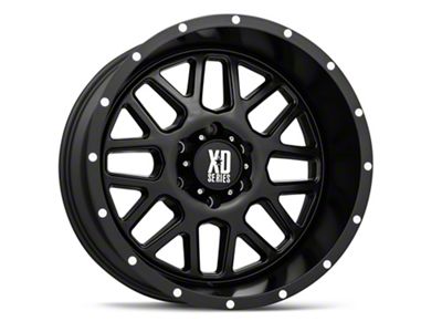 XD Grenade Satin Black 6-Lug Wheel; 20x10; -24mm Offset (16-24 Titan XD)