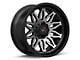 XD Gunner Gloss Black Machined with Gray Tint 6-Lug Wheel; 22x10; -18mm Offset (16-24 Titan XD)