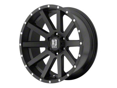 XD Heist Satin Black 6-Lug Wheel; 20x10; -24mm Offset (16-24 Titan XD)