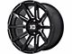 XD Outbreak Gloss Black Milled 6-Lug Wheel; 20x10; 12mm Offset (16-24 Titan XD)