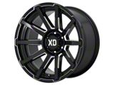 XD Outbreak Gloss Black Milled 6-Lug Wheel; 20x9; 18mm Offset (16-24 Titan XD)