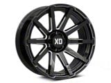 XD Outbreak Gloss Black Milled 6-Lug Wheel; 22x10; -18mm Offset (16-24 Titan XD)