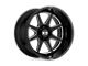 XD Pike Gloss Black Milled 6-Lug Wheel; 20x12; -44mm Offset (16-24 Titan XD)