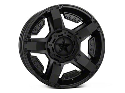 XD Rockstar II Satin Black 6-Lug Wheel; 20x9; 18mm Offset (16-24 Titan XD)