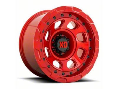 XD Storm Candy Red 6-Lug Wheel; 20x10; -18mm Offset (16-24 Titan XD)