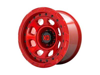 XD Storm Candy Red 6-Lug Wheel; 20x9; 0mm Offset (16-24 Titan XD)