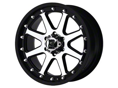 XD Addict Matte Black Machined 5-Lug Wheel; 20x9; 18mm Offset (14-21 Tundra)