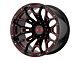 XD Boneyard Gloss Black Milled with Red Tint 6-Lug Wheel; 20x10; -18mm Offset (22-24 Tundra)