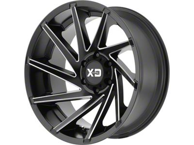 XD Cyclone Satin Black Milled 5-Lug Wheel; 20x9; -12mm Offset (14-21 Tundra)