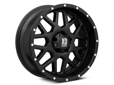 XD Grenade Satin Black 5-Lug Wheel; 20x9; 0mm Offset (14-21 Tundra)