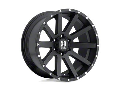 XD Heist Satin Black 5-Lug Wheel; 18x9; 30mm Offset (14-21 Tundra)