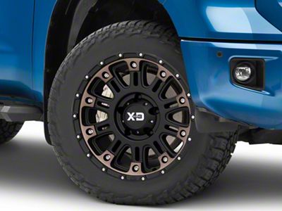 XD Hoss II Satin Black Machined with Dark Tint 5-Lug Wheel; 20x9; 18mm Offset (14-21 Tundra)