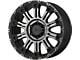 XD Hoss II Satin Black Machined Gray Tint 6-Lug Wheel; 18x9; 18mm Offset (22-24 Tundra)