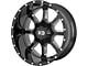 XD Mammoth Gloss Black Milled 6-Lug Wheel; 20x10; -18mm Offset (22-24 Tundra)