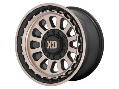 XD Omega Satin Black with Bronze Tint 6-Lug Wheel; 20x10; -18mm Offset (22-24 Tundra)