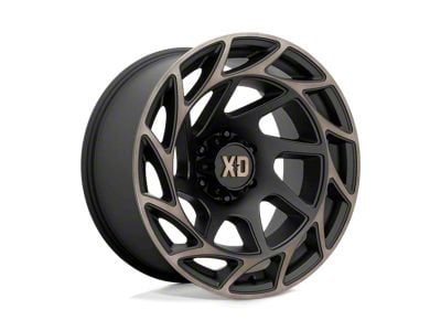 XD Onslaught Satin Black with Bronze Tint 6-Lug Wheel; 20x10; -18mm Offset (22-24 Tundra)