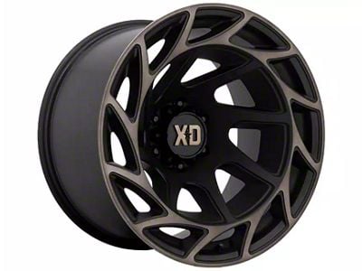 XD Onslaught Satin Black with Bronze Tint 6-Lug Wheel; 20x12; -44mm Offset (22-24 Tundra)