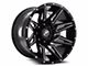 XF Offroad XF-218 Gloss Black Milled 6-Lug Wheel; 20x10; -12mm Offset (03-09 4Runner)