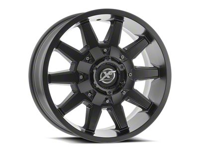 XF Offroad XF-219 All Matte Black 6-Lug Wheel; 17x9; 12mm Offset (03-09 4Runner)