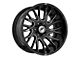 XF Offroad XF-230 Gloss Black Machined 6-Lug Wheel; 20x9; 12mm Offset (03-09 4Runner)