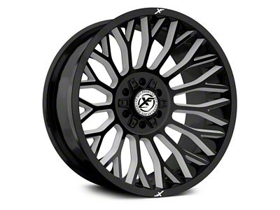 XF Offroad XF-237 Gloss Black Milled 6-Lug Wheel; 20x9; 12mm Offset (03-09 4Runner)