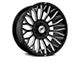 XF Offroad XF-237 Gloss Black Milled 6-Lug Wheel; 20x9; 12mm Offset (03-09 4Runner)