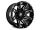 XF Offroad XF-218 Gloss Black Milled 6-Lug Wheel; 20x10; -12mm Offset (04-15 Titan)