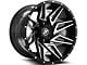 XF Offroad XF-218 Gloss Black Machined 6-Lug Wheel; 20x12; -44mm Offset (05-15 Tacoma)