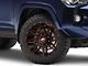 XF Offroad XF-218 Gloss Black Red Milled 6-Lug Wheel; 20x9; 12mm Offset (10-24 4Runner)