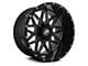 XF Offroad XF-211 Gloss Black Milled 6-Lug Wheel; 20x10; -12mm Offset (2024 Tacoma)