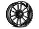 XF Offroad XF-225 Gloss Black Milled 6-Lug Wheel; 20x12; -44mm Offset (2024 Tacoma)