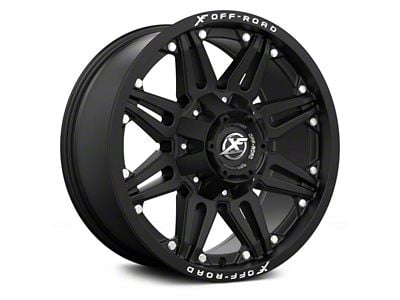 XF Offroad XF-204 Matte Black 6-Lug Wheel; 17x9; 20mm Offset (10-24 4Runner)