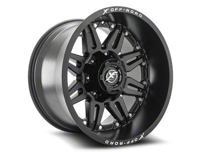 XF Offroad XF-204 Matte Black 6-Lug Wheel; 20x14; -76mm Offset (10-24 4Runner)