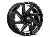 XF Offroad XF-205 Gloss Black Milled 6-Lug Wheel; 20x9; 0mm Offset (03-09 4Runner)