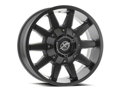 XF Offroad XF-219 All Matte Black 6-Lug Wheel; 17x9; 0mm Offset (10-24 4Runner)