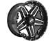 XF Offroad XF-223 Gloss Black Machined 6-Lug Wheel; 20x12; -44mm Offset (10-24 4Runner)