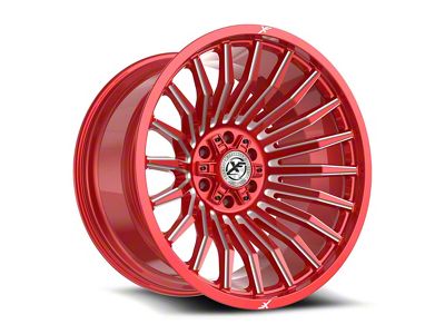 XF Offroad XF-231 Anodized Red and Milled 6-Lug Wheel; 26x14; -76mm Offset (03-09 4Runner)