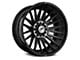 XF Offroad XF-234 Gloss Black with Brushed Double Dark Tint 6-Lug Wheel; 20x10; -12mm Offset (10-24 4Runner)