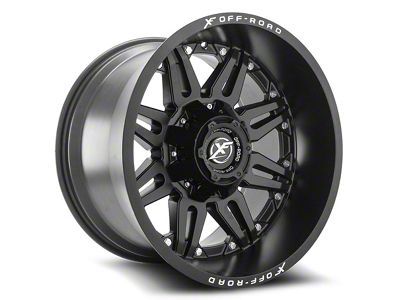 XF Offroad XF-204 Matte Black 6-Lug Wheel; 20x14; -76mm Offset (22-24 Bronco Raptor)