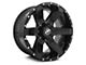 XF Offroad XF-214 Gloss Black with Gloss Black Inserts 6-Lug Wheel; 22x12; -44mm Offset (22-24 Bronco Raptor)