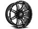 XF Offroad XF-215 Gloss Black Milled 6-Lug Wheel; 20x9; 0mm Offset (21-24 Bronco, Excluding Raptor)