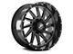 XF Offroad XF-216 Gloss Black Milled 6-Lug Wheel; 20x9; 12mm Offset (22-24 Bronco Raptor)