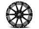 XF Offroad XF-219 Gloss Black Milled 6-Lug Wheel; 20x9; 0mm Offset (21-24 Bronco, Excluding Raptor)