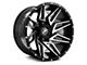 XF Offroad XF-218 Gloss Black Machined 6-Lug Wheel; 20x10; -12mm Offset (22-24 Bronco Raptor)