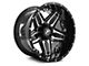 XF Offroad XF-223 Gloss Black Machined 6-Lug Wheel; 20x12; -44mm Offset (22-24 Bronco Raptor)