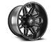 XF Offroad XF-204 Matte Black Wheel; 20x12; -44mm Offset (84-01 Jeep Cherokee XJ)