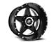 XF Offroad XF-210 Matte Black and Machined Wheel; 20x9; 12mm Offset (84-01 Jeep Cherokee XJ)