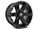 XF Offroad XF-214 Gloss Black with Gloss Black Inserts Wheel; 20x10; -24mm Offset (84-01 Jeep Cherokee XJ)