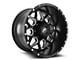 XF Offroad XF-202 Matte Black and Machined Wheel; 20x10; -12mm Offset (20-24 Jeep Gladiator JT)